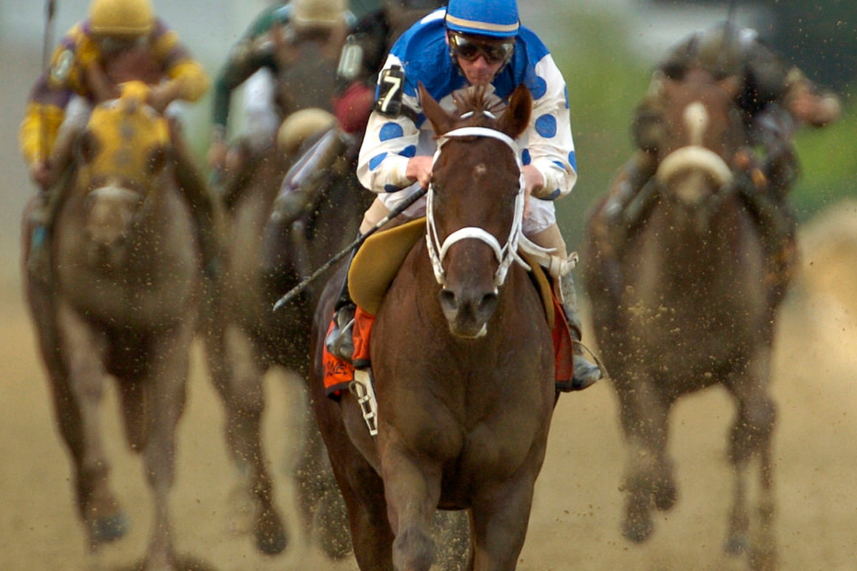 Smarty Jones racing